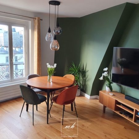 Un séjour mis au goût du jour par MH DECO à Paris Nation