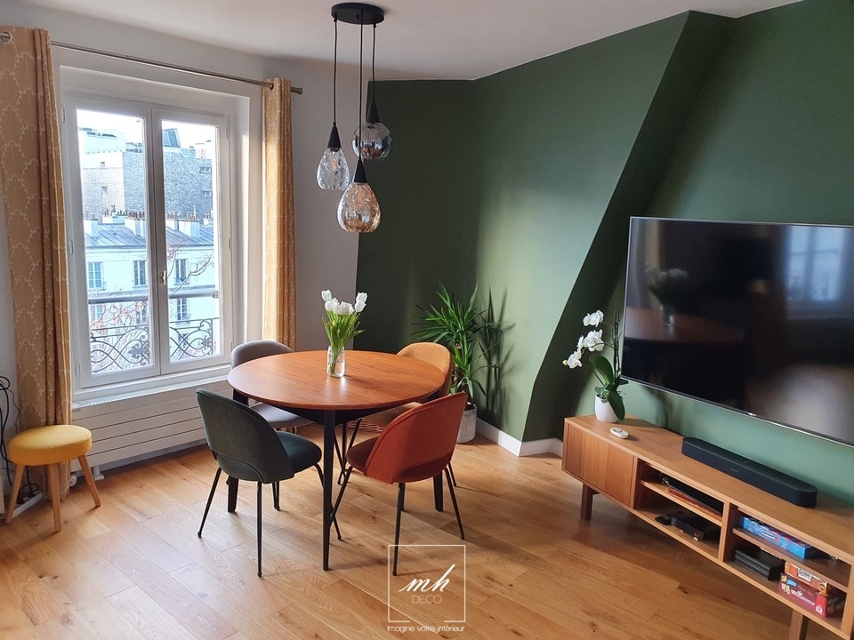 Un séjour mis au goût du jour par MH DECO à Paris Nation