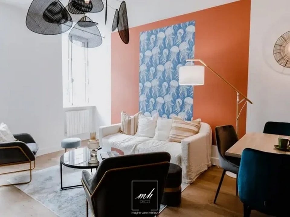 Rénovation d'un séjour à Saint-Martin-De-Ré pensé par MH DECO