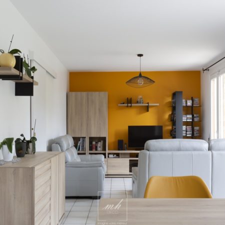 Rénovation d'un séjour à Montlhéry par Irène Cosani, architecte d'intérieur MH DECO dans l'Essonne