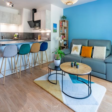 Design d'un appartement acheté sur plan à Cergy-Pontoise par MH DECO