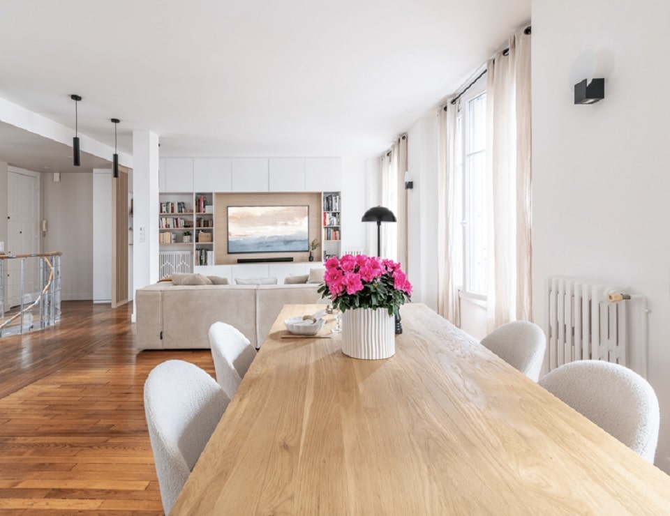 Rénovation intérieure d'un duplex à Montmartre par Sabrina Darmon, architecte d'intérieur MH DECO à Paris