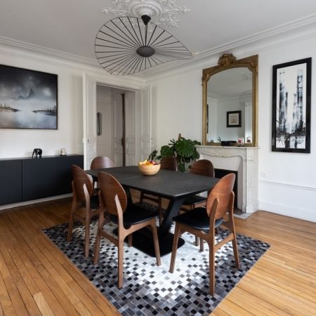 Décoration d'un appartement haussmannien à Montrouge par Anne-Sophie Pawlas, architecte d'intérieur MH DECO