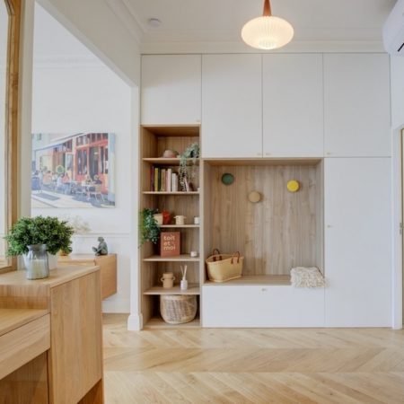 Transformation d'un appartement en colocation e intérieur familial par MH DECO à Villefranche-sur-Saône